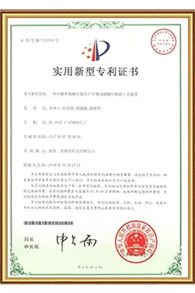 utility model patent certificate 2